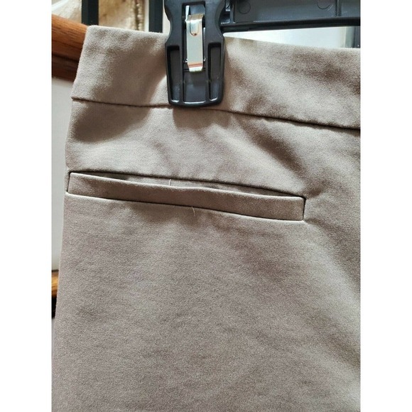 Fabulously Slimming Women Khaki Cotton & Polyester Mid Rise Straight Leg Pant 1 - Picture 6 of 9